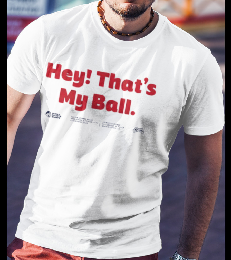 Harrison Bader Hey That's My Ball Yankees Baseball Fan Apparel T-Shirt