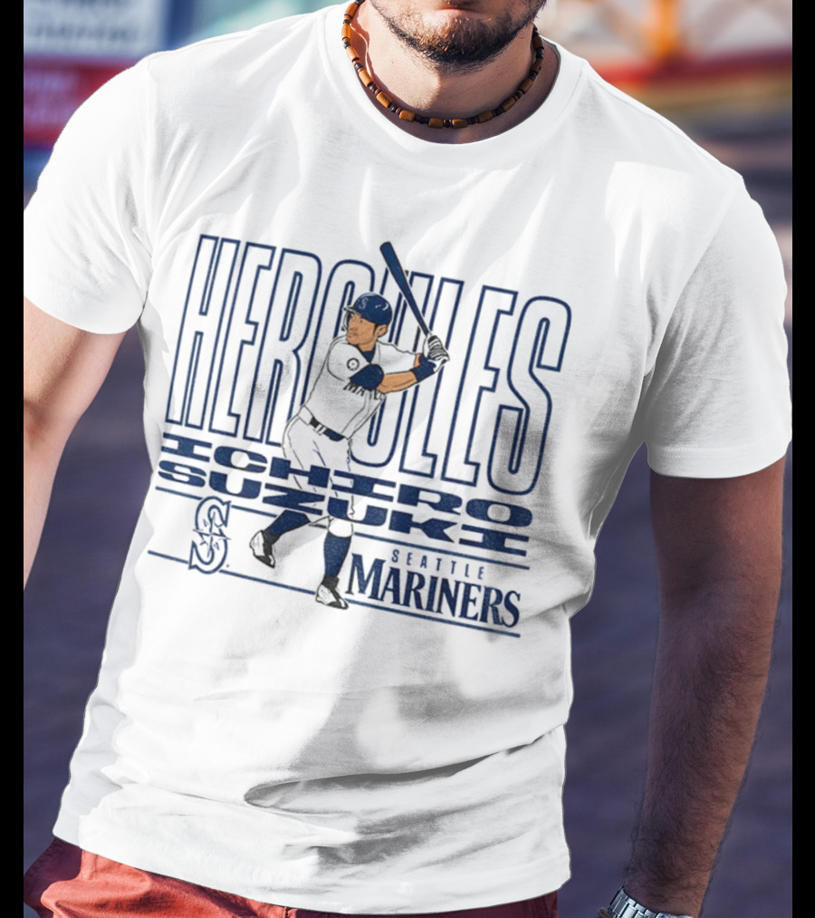 Hercules Ichiro Suzuki Seattle Mariners MLB Baseball Player 2025 T-Shirt