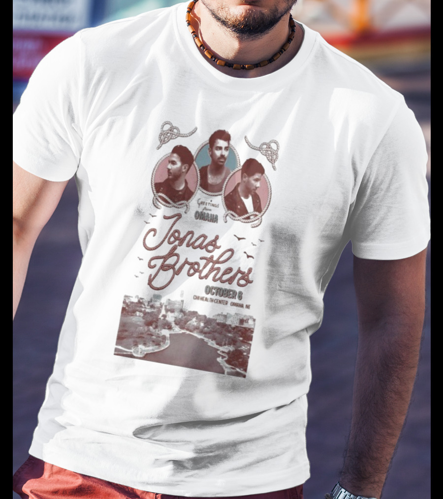 Jonas Brothers October 6 Chi Health Center Omaha NE Event T-Shirt