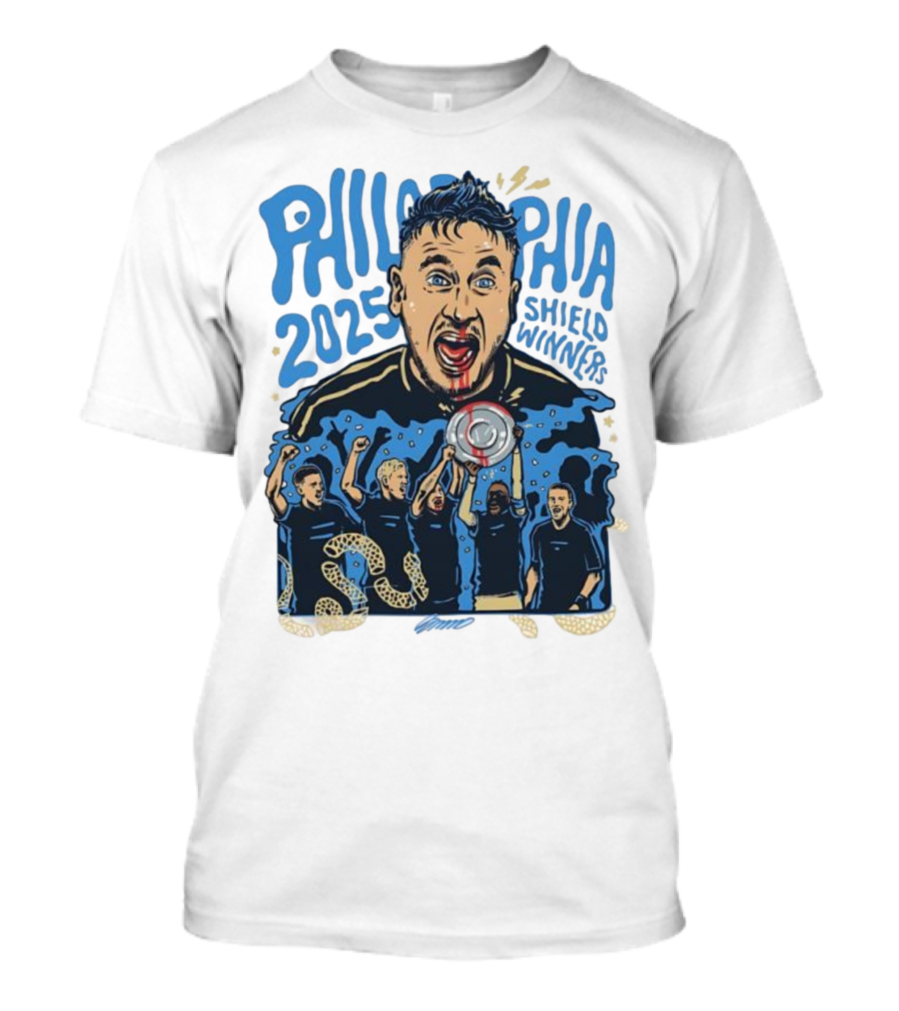 Philadelphia 2025 Shield Winners Union Victory T-Shirt