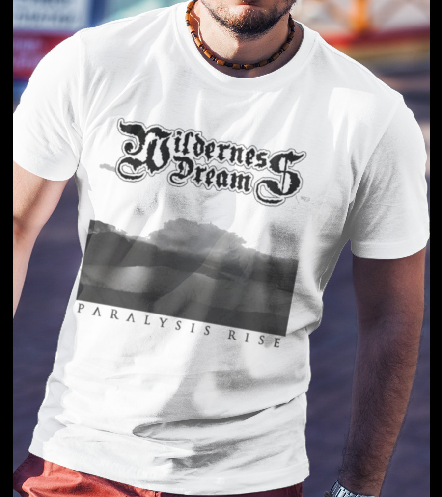 Wilderness Dream Paralysis Rise Scenic Monochrome Landscape T-Shirt