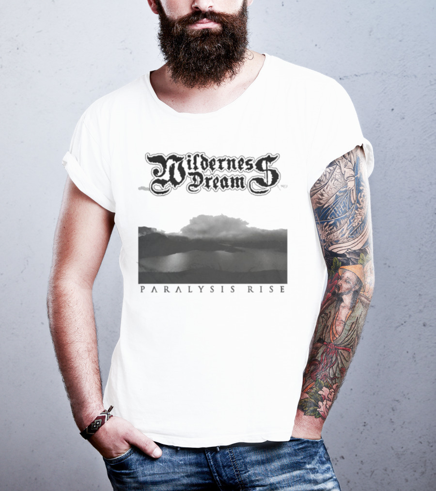 Wilderness Dream Paralysis Rise Scenic Monochrome Landscape T-Shirt