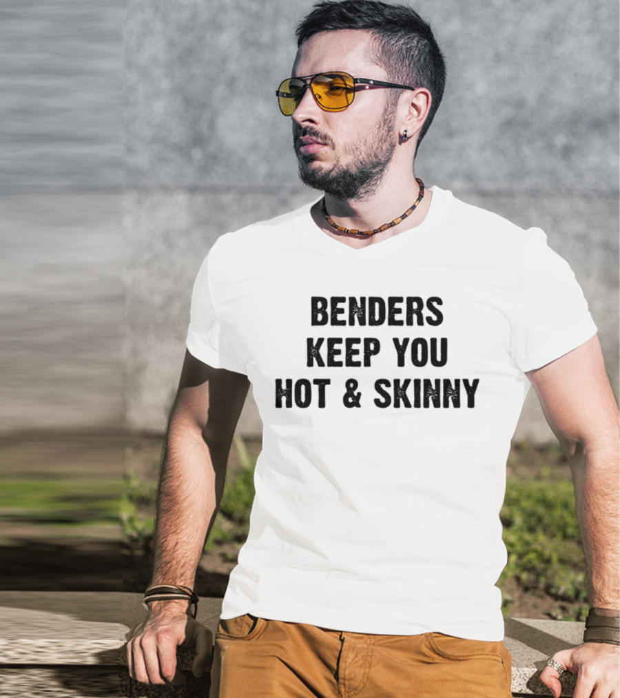 Benders Keep You Hot And Skinny Cherry Kitten T-Shirt