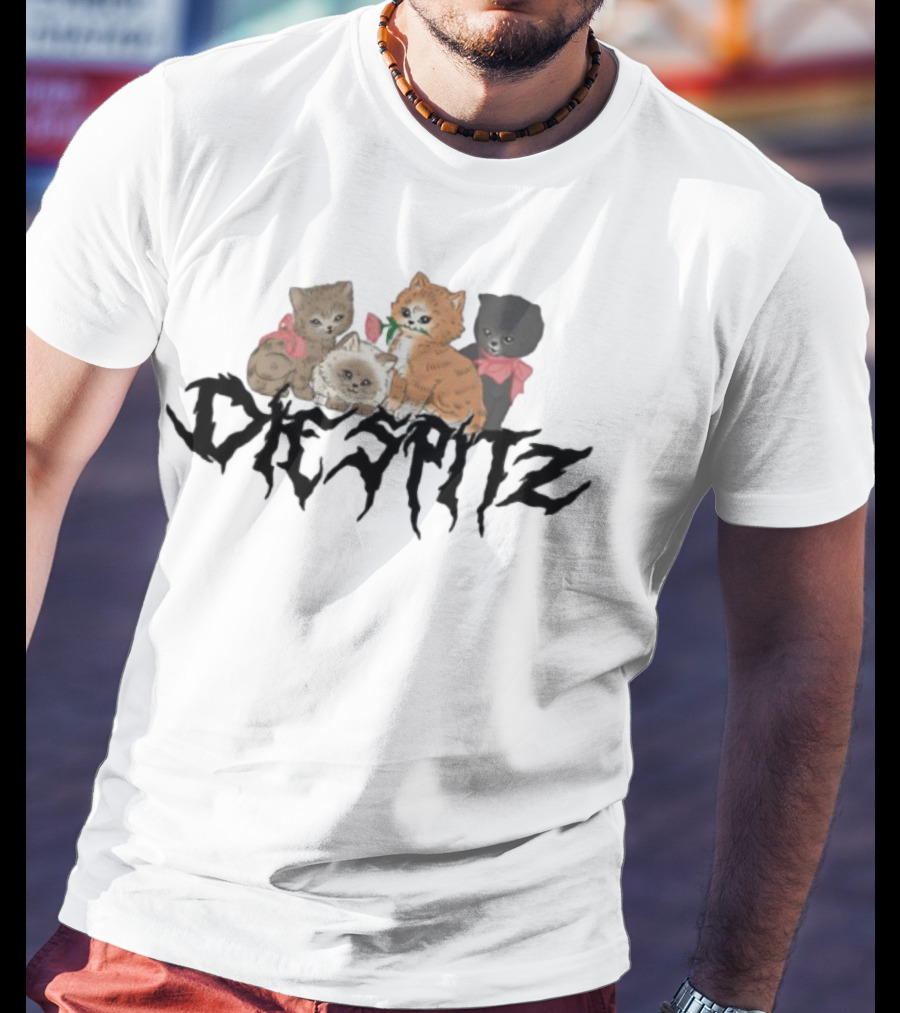 Diespitz Cute Kittens With Bows T-Shirt