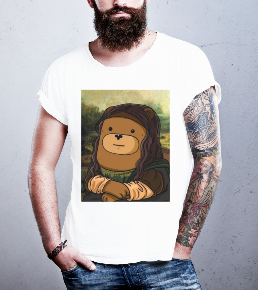 Figen.Eth Boi The Bear Mona Lisa Parody T-Shirt