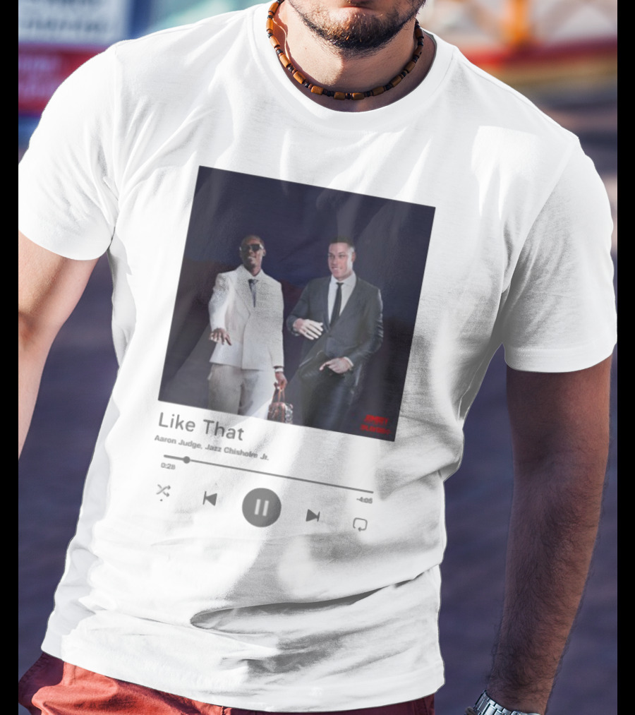 Janky Playlist Like That Aaron Judge Jr. T-Shirt