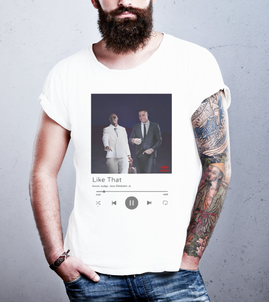 Janky Playlist Like That Aaron Judge Jr. T-Shirt