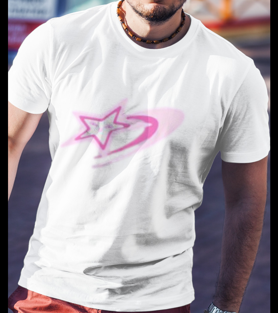 Dreamboy White Pink Star T-Shirt