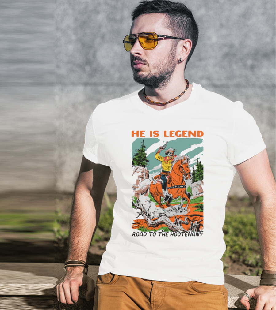HE IS LEGEND COWBOY BACK TO THE FRONTIERS T-Shirt