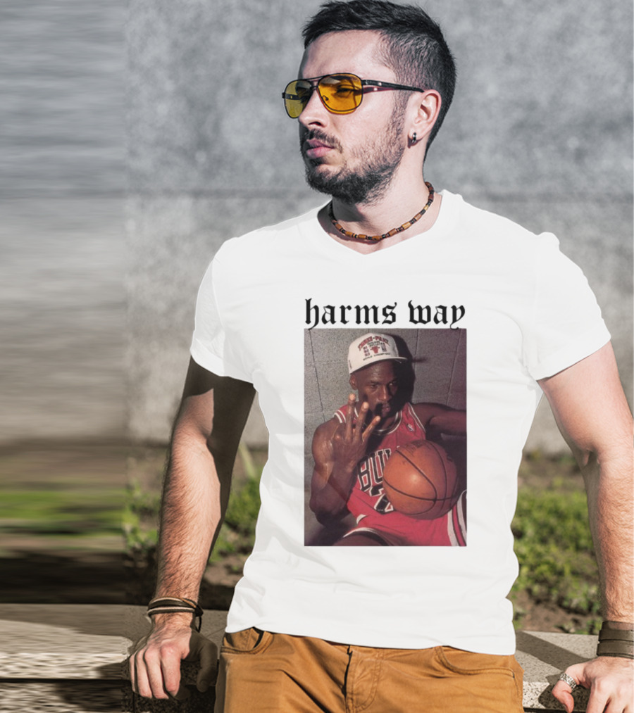 Harm's Way Bulls Basketball Legend 23 Championship Tribute T-Shirt