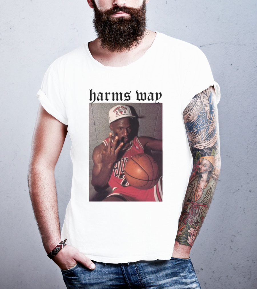 Harm's Way Bulls Basketball Legend 23 Championship Tribute T-Shirt