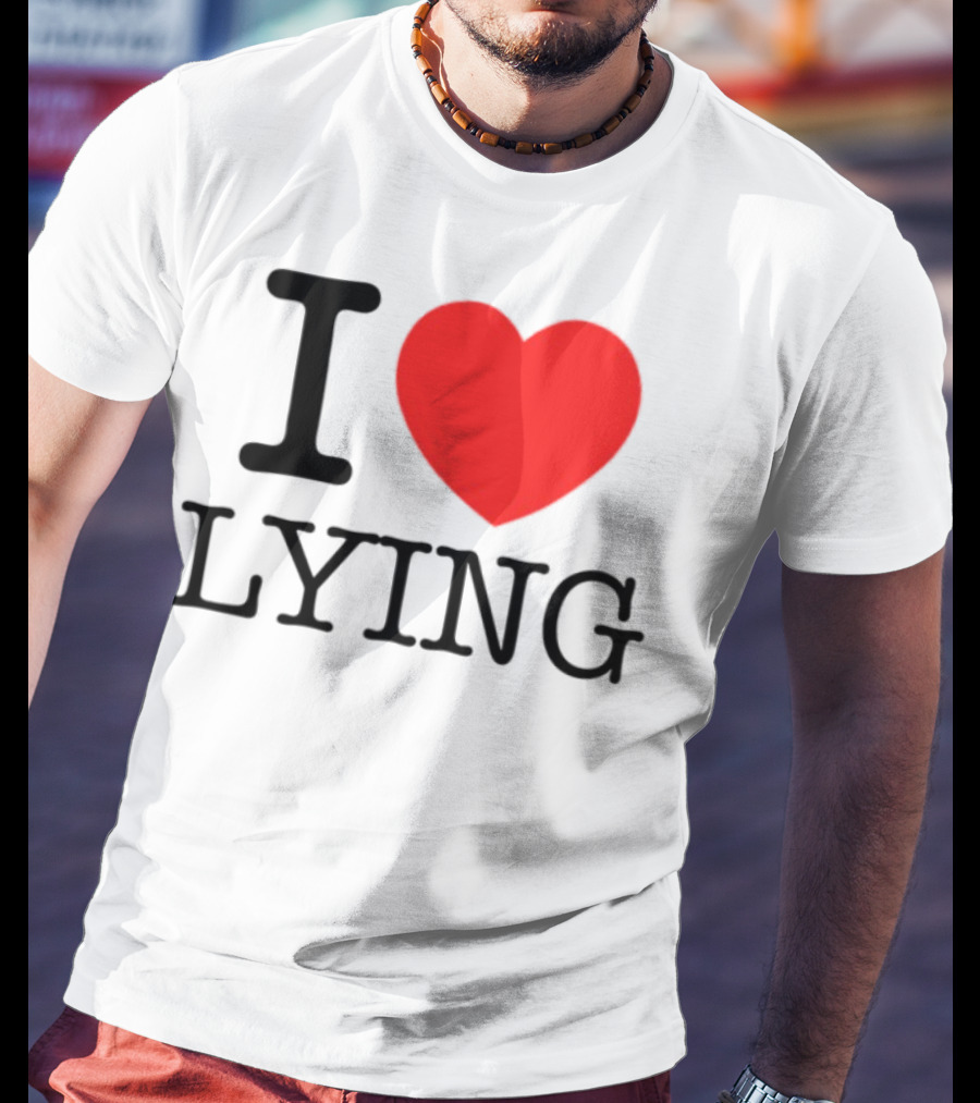 Premi Sterlin I Heart Lying Bold Statement T-Shirt