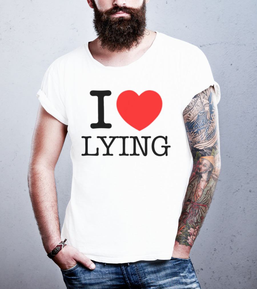 Premi Sterlin I Heart Lying Bold Statement T-Shirt