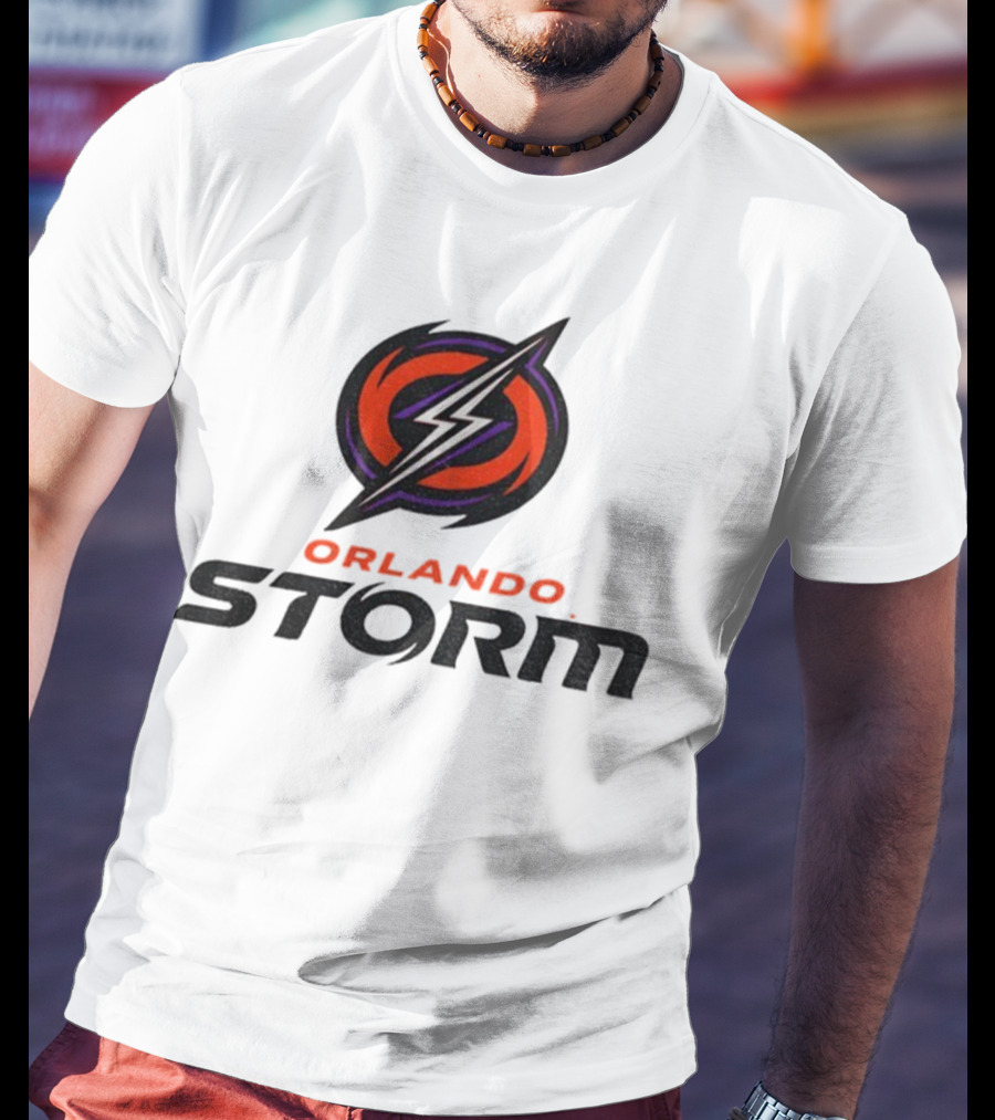 Orlando Storm 2025 Electric Symbol Crest T-Shirt