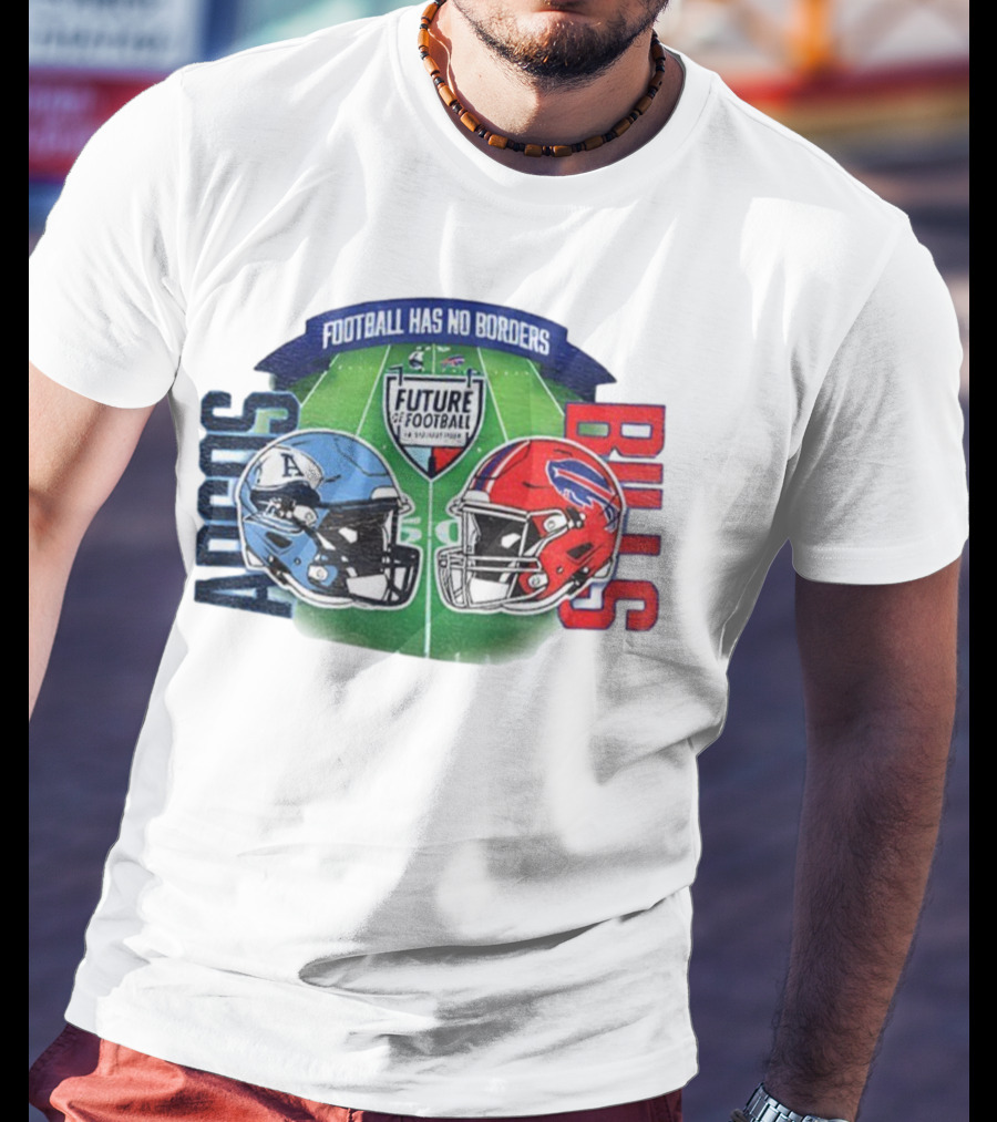 Toronto Argonauts Buffalo Bills Helmet Football Has No Borders Future Football T-Shirt