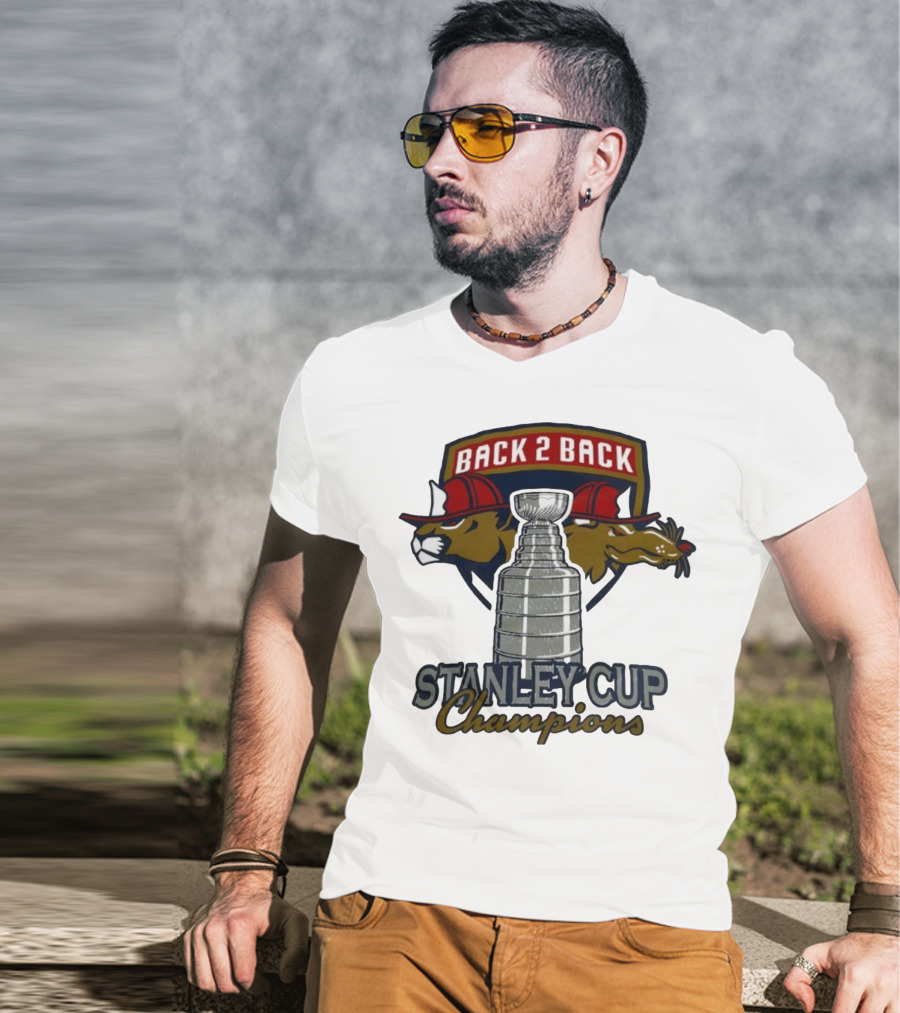 Back 2 Back Florida Panthers Stanley Cup Champions T-Shirt