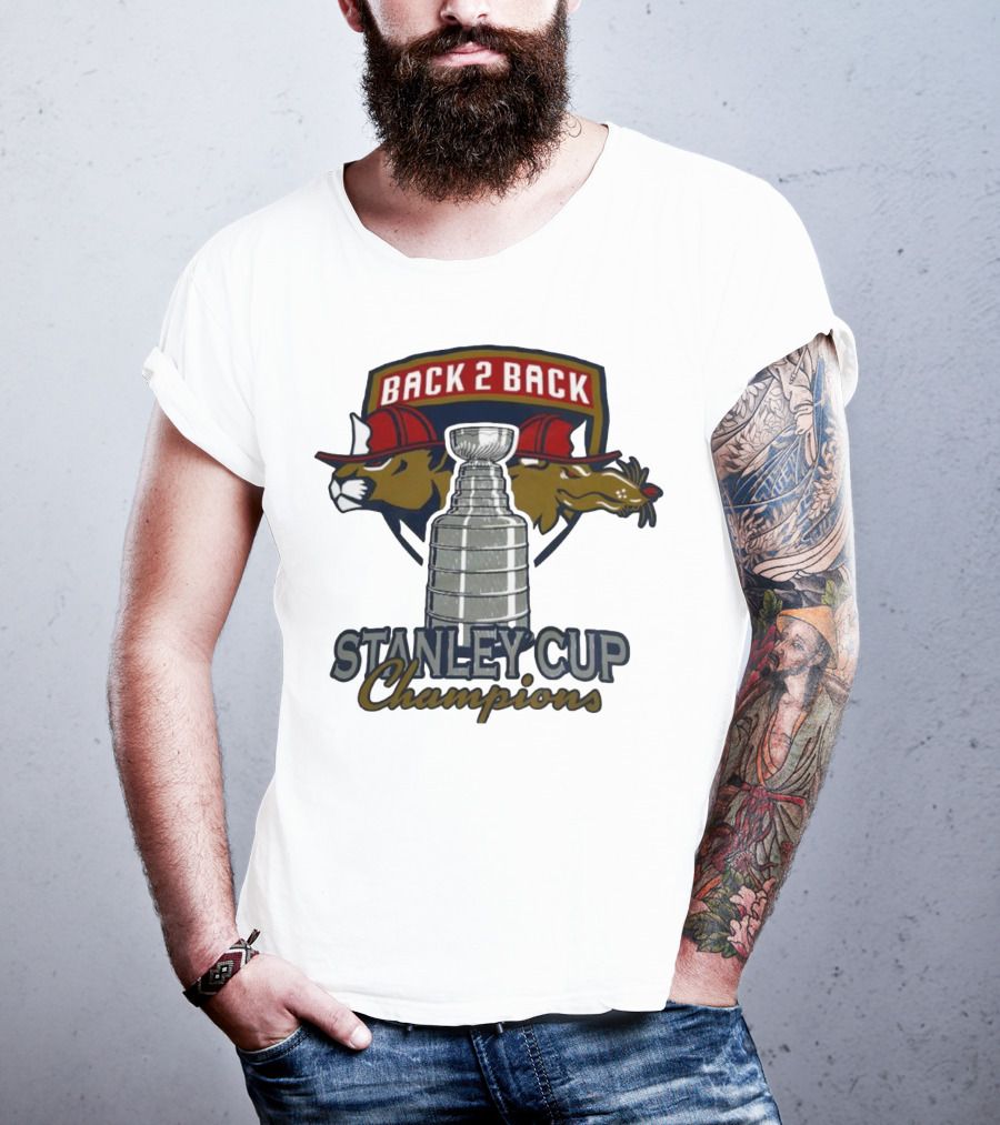 Back 2 Back Florida Panthers Stanley Cup Champions T-Shirt