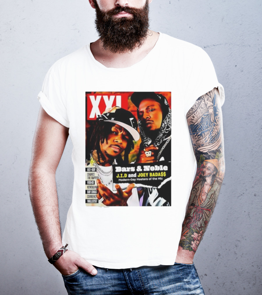 XXL Magazine JID Joey Badass Bars & Noble Modern-Day Masters Of The Mic T-Shirt