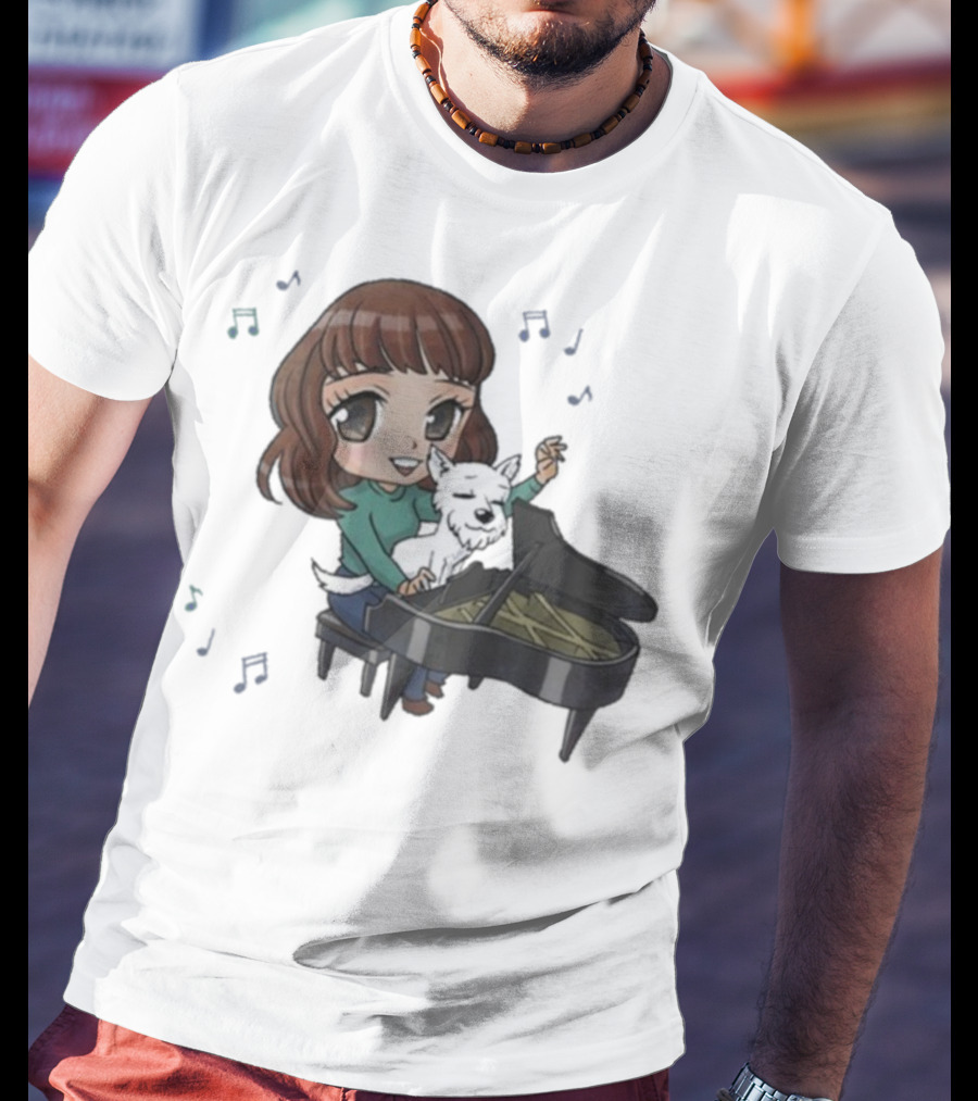 Mark Crilley Kara And Bradford Piano Playing Melody T-Shirt