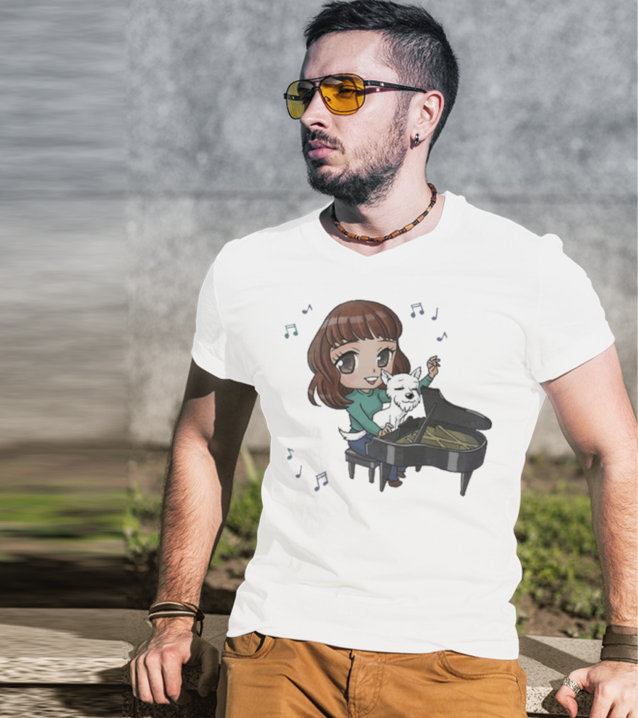 Mark Crilley Kara And Bradford Piano Playing Melody T-Shirt