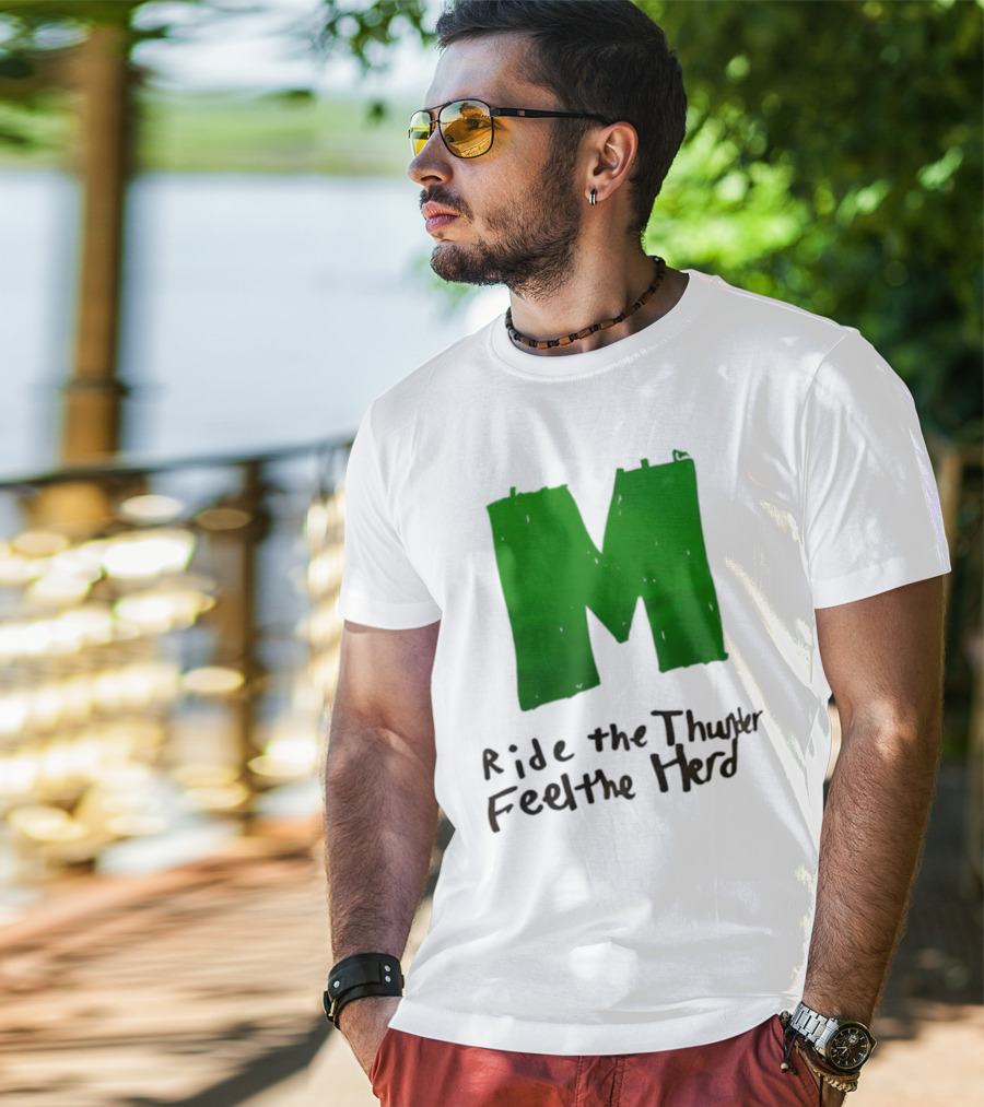 Moorpark Musketeers Ride The Thunder Feel The Herd T-Shirt