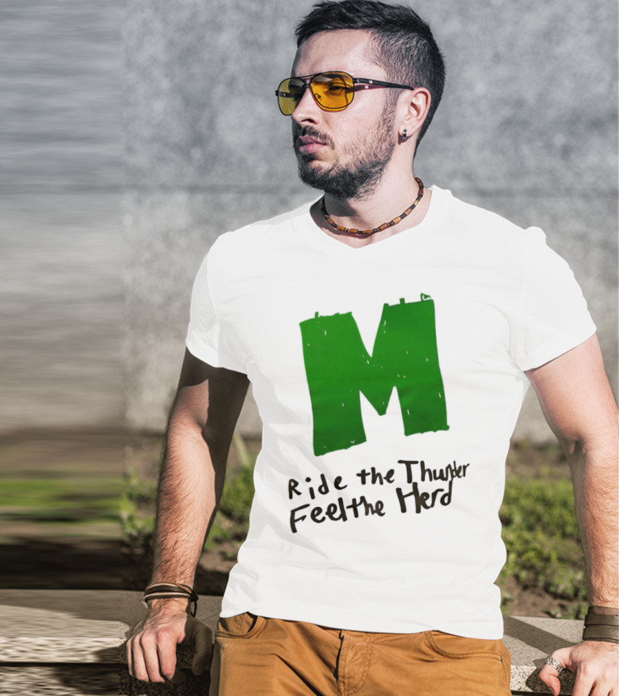 Moorpark Musketeers Ride The Thunder Feel The Herd T-Shirt