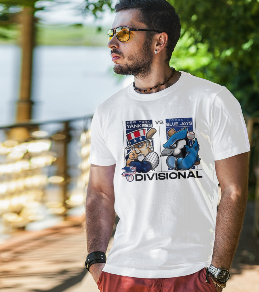 New York Yankees Vs Toronto Blue Jays American League Divisional 2025 T-Shirt