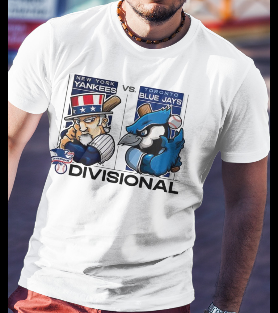 New York Yankees Vs Toronto Blue Jays American League Divisional 2025 T-Shirt