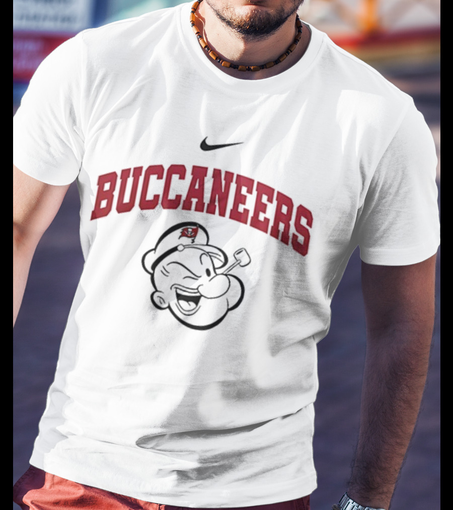 Tampa Bay Buccaneers Buccaneers Popeye I Yam What I Yam Nike T-Shirt