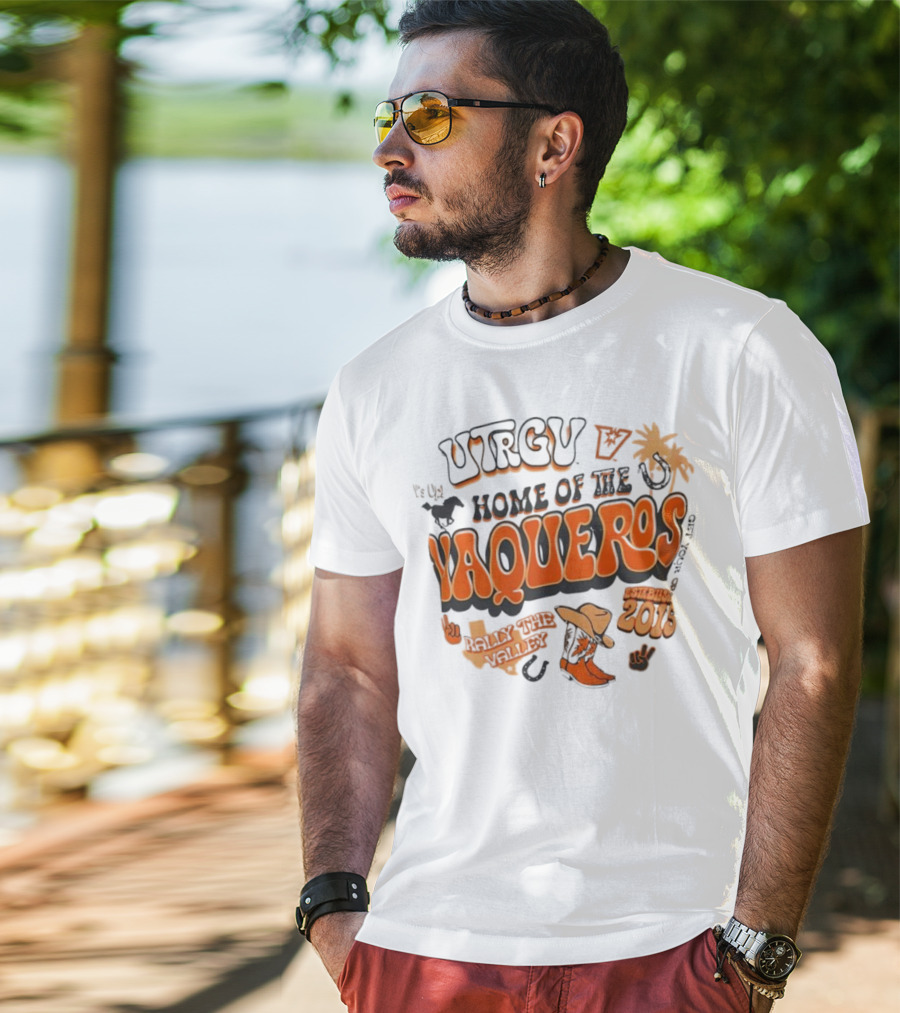UTRGV Vaqueros V’s Up Home Of The Vaqueros Established 2015 T-Shirt