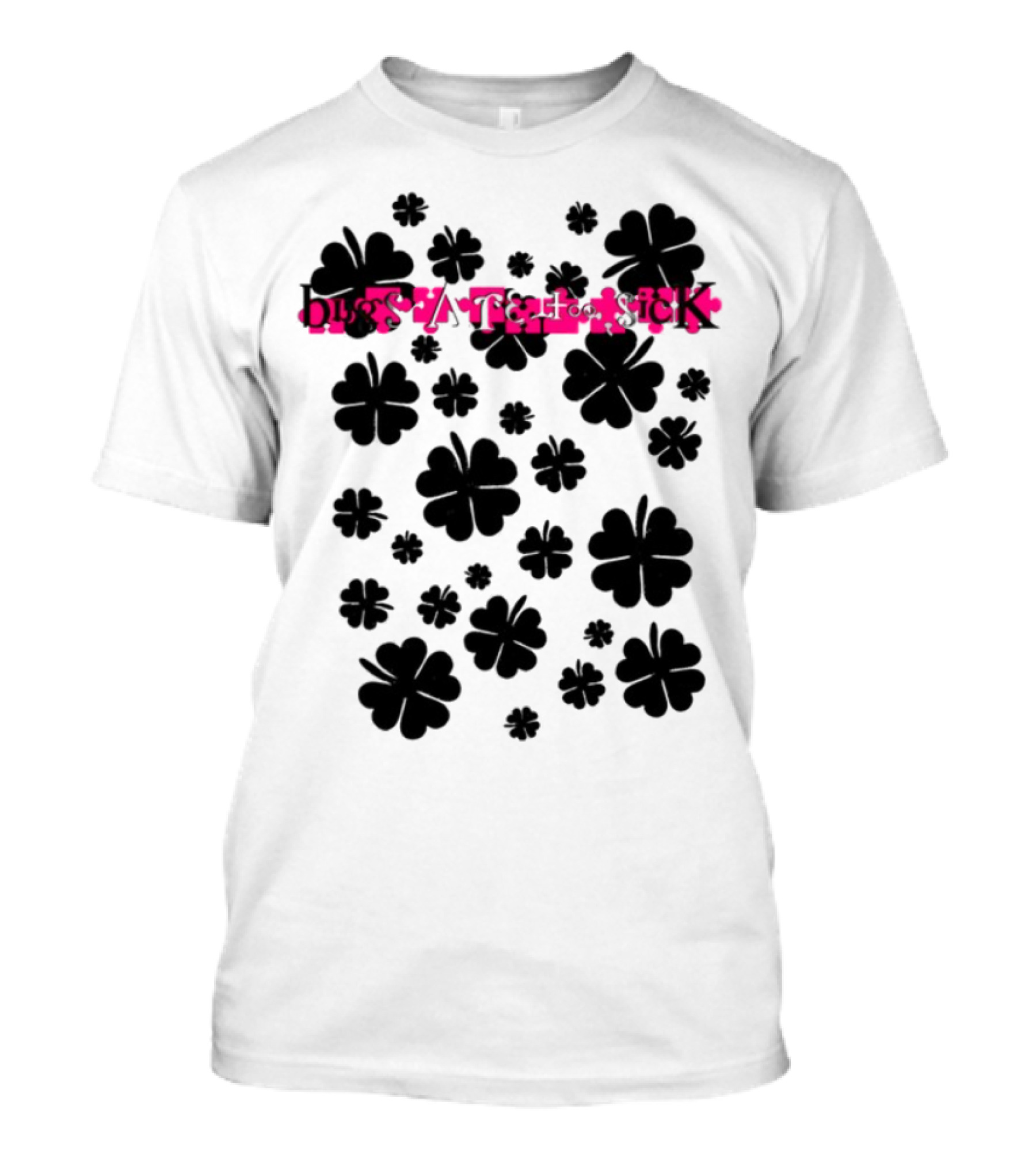 Bugs Are Too Sick Clover Lucky Pattern T-Shirt