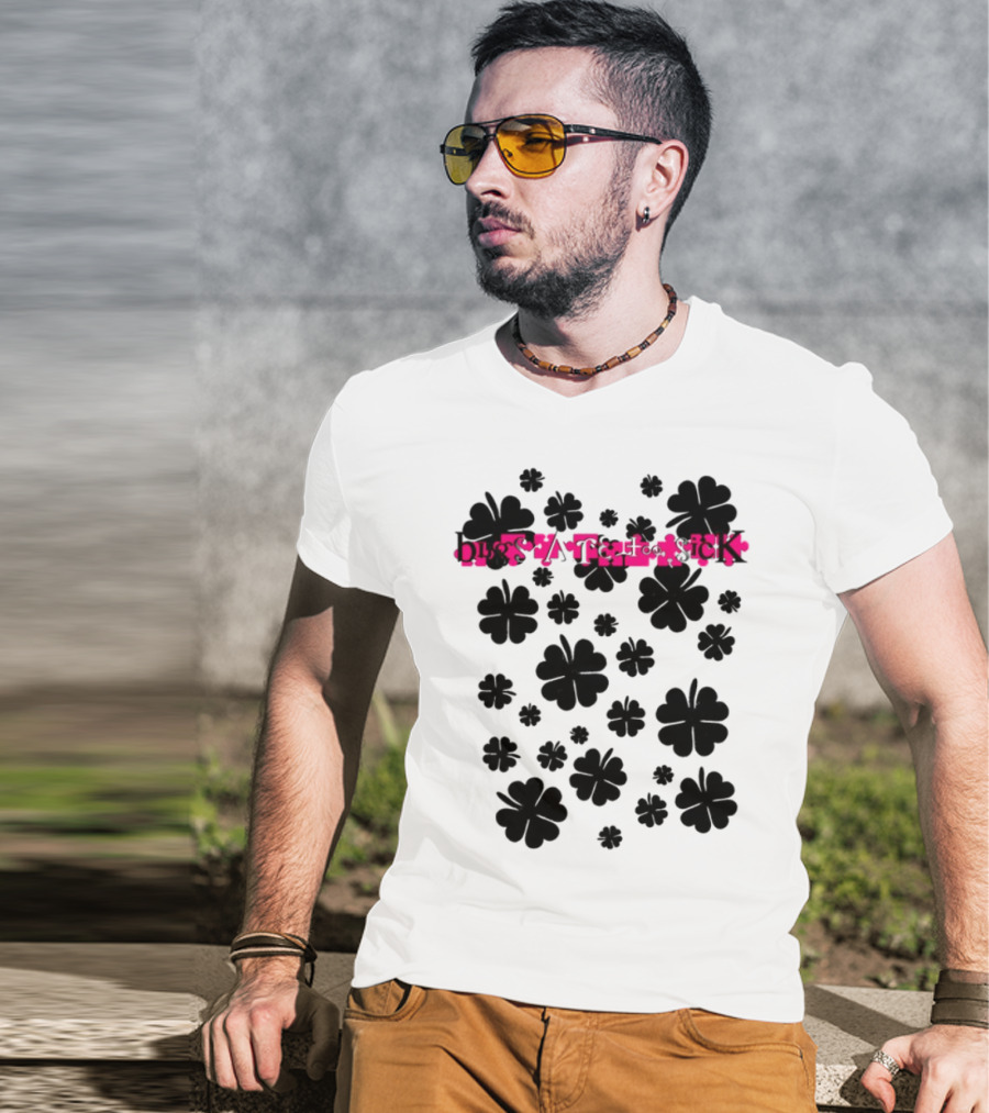 Bugs Are Too Sick Clover Lucky Pattern T-Shirt