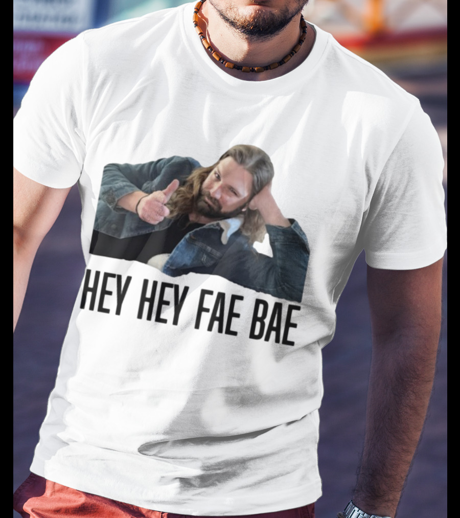 Hey Hey Fae Bae Denim Pose T-Shirt