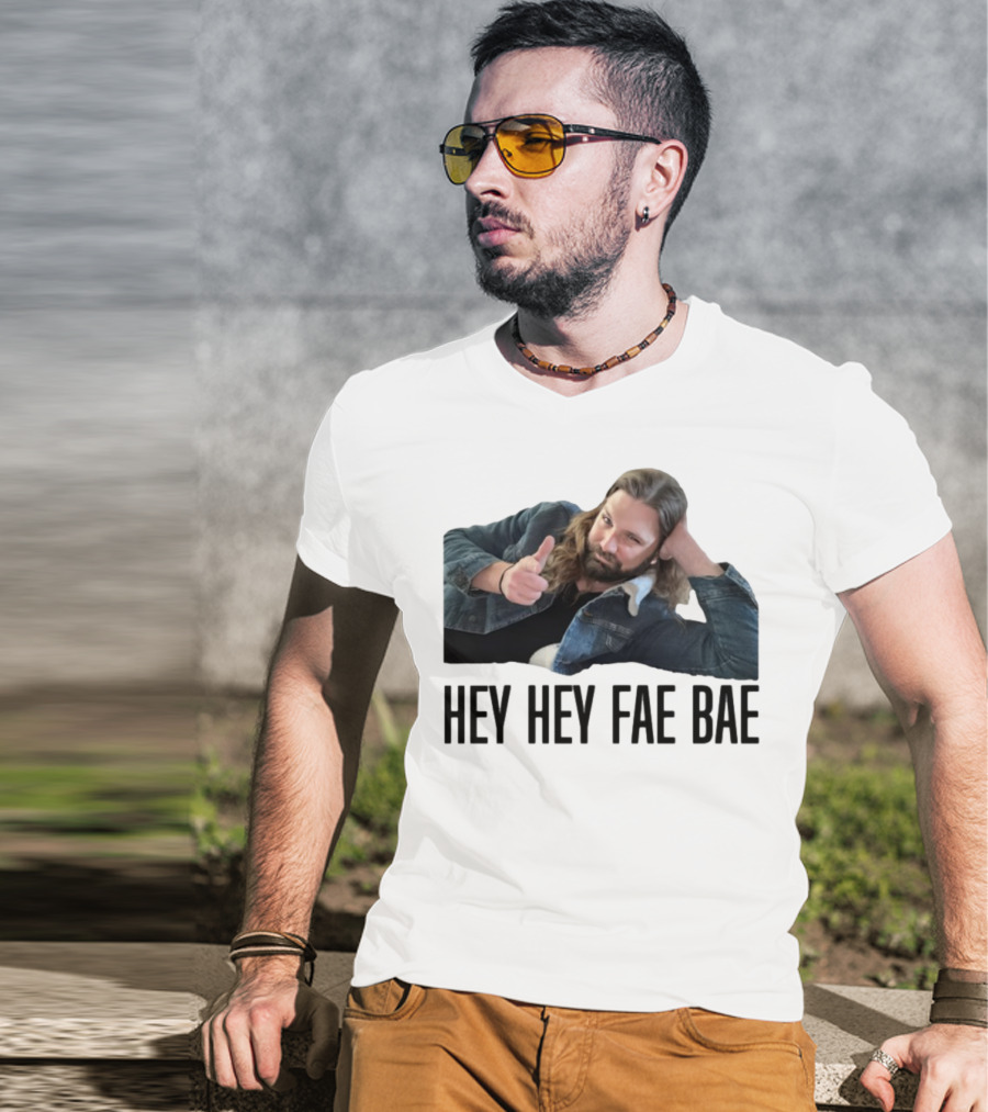 Hey Hey Fae Bae Denim Pose T-Shirt