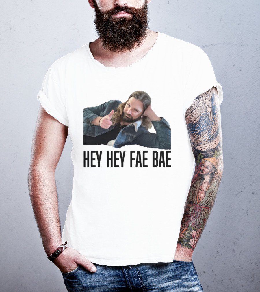 Hey Hey Fae Bae Denim Pose T-Shirt
