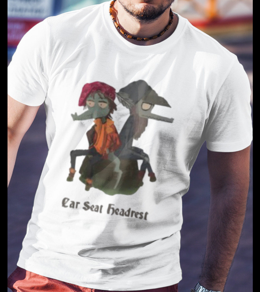 Matador Records Car Seat Headrest Cartoon Characters Collaboration T-Shirt