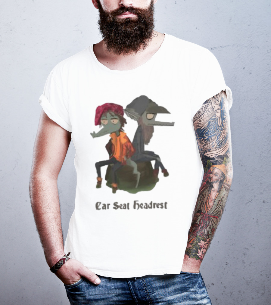 Matador Records Car Seat Headrest Cartoon Characters Collaboration T-Shirt
