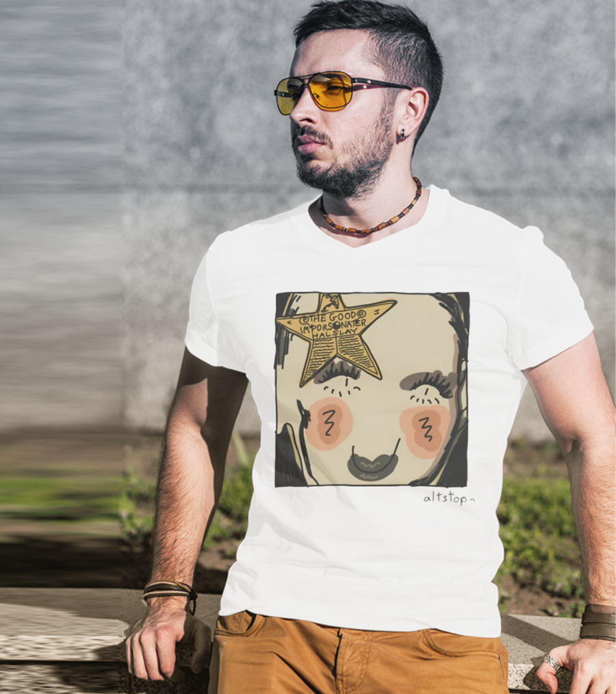 The Good Impersonator Halsey Altstop Star Face Sketch T-Shirt