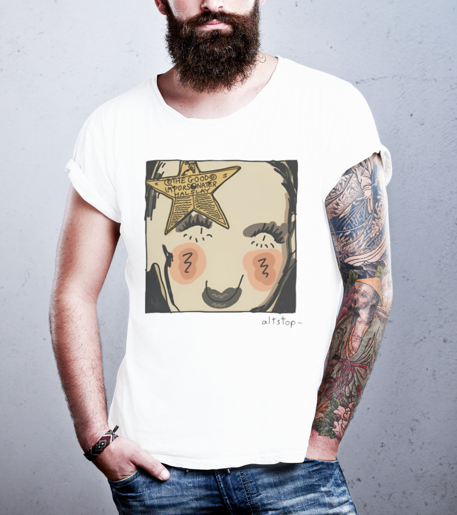 The Good Impersonator Halsey Altstop Star Face Sketch T-Shirt
