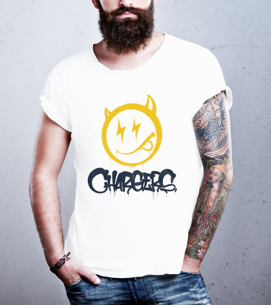 Los Angeles Chargers Devil Icon NFL 2025 T-Shirt