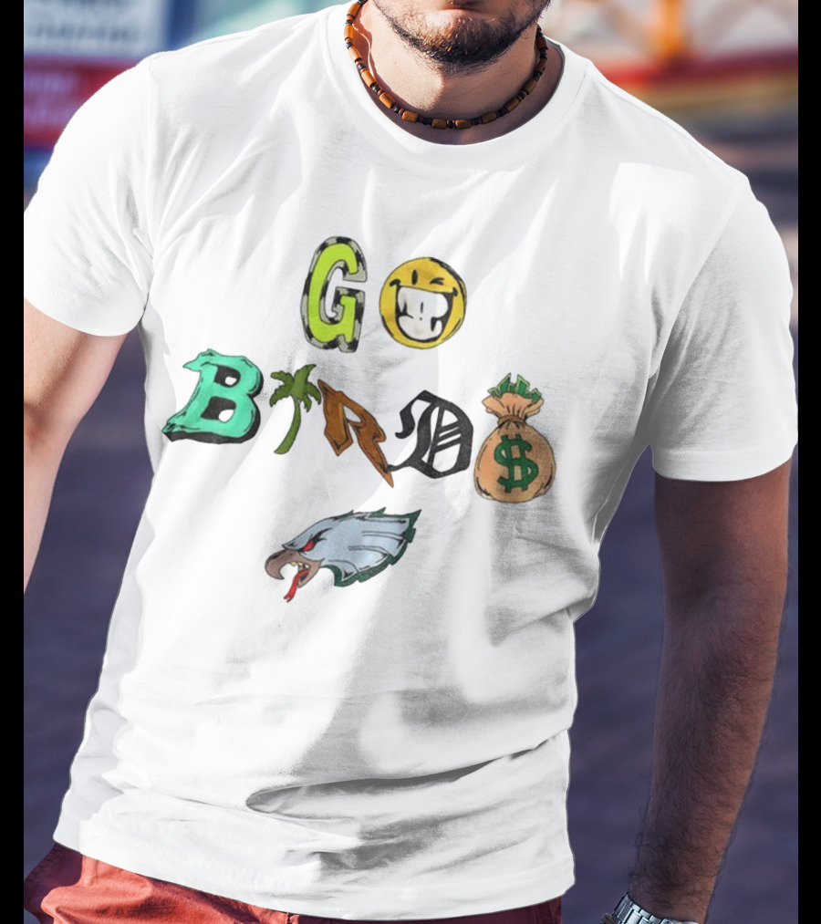 Philadelphia Eagles 2025 Go Birds NFL Football Fan Graphic T-Shirt