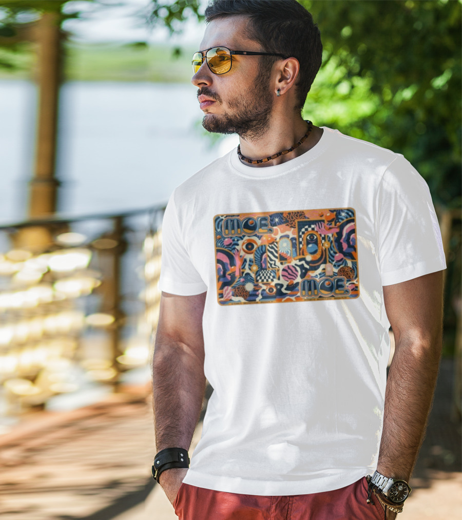 Moe. October 9-10 2025 Brooklyn Bowl NY Psychedelic Abstract Art T-Shirt