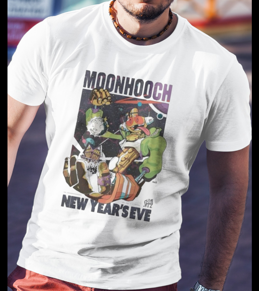 Moon Hooch New Year’s Eve 2025 Space Robot Adventure At The Sitz T-Shirt