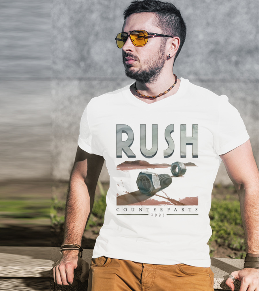 Rush Counterparts 1993 Desert Album Art T-Shirt