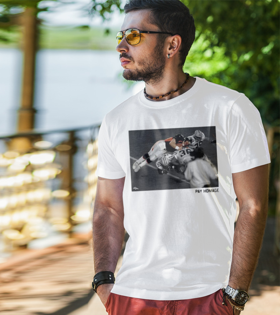 Denver Broncos John Elway Ash Pay Homage Iconic Football Moment T-Shirt