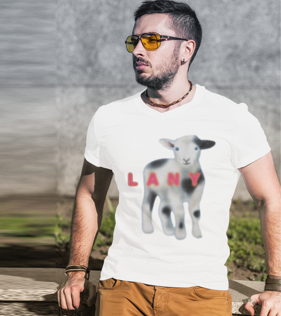 Lany Lamb Cute Animal Design T-Shirt