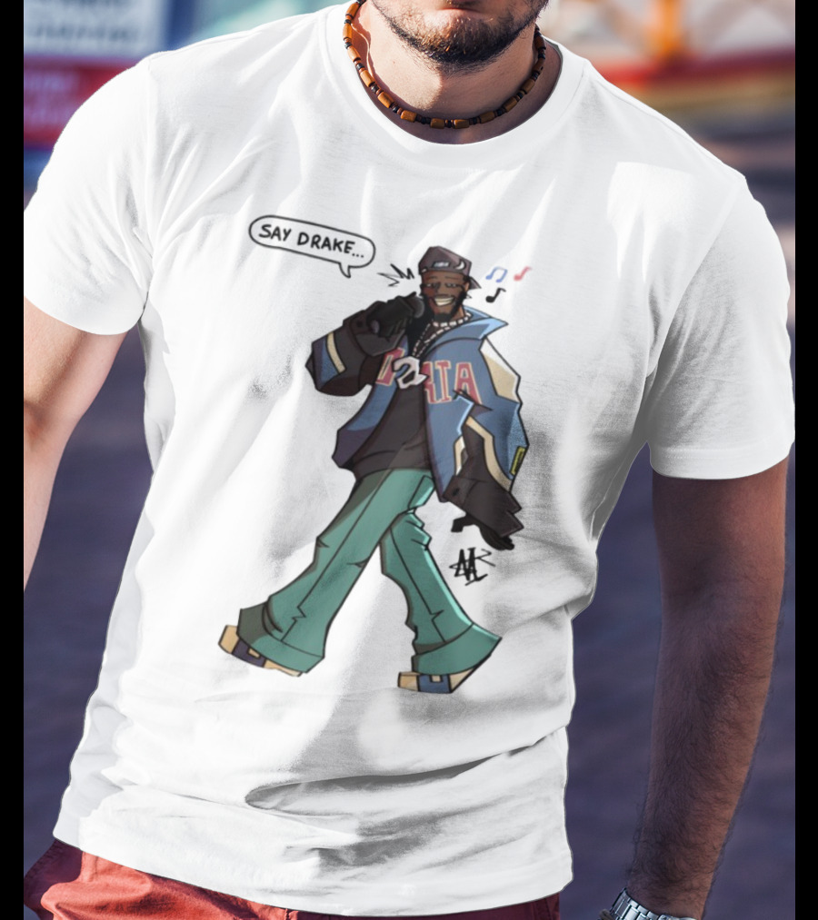Windandsea Kendrick Lamar Say Drake Illustration T-Shirt