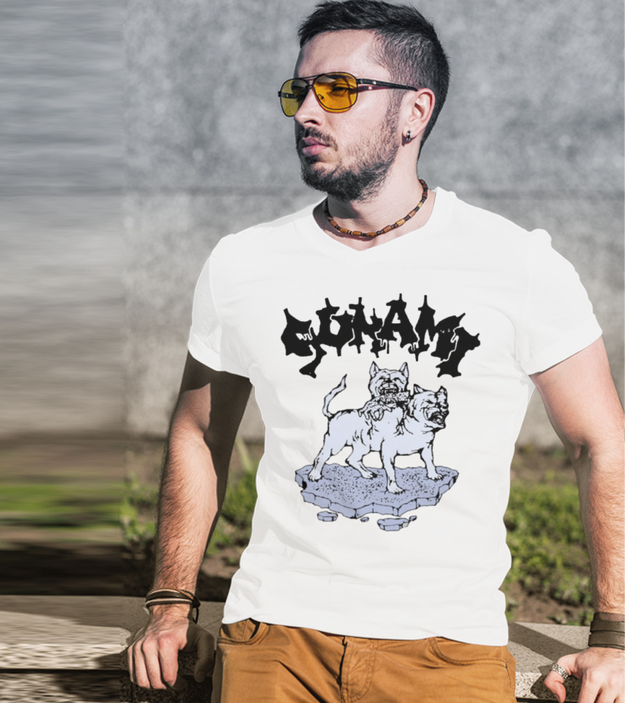 Sunami Dogs Insane Two-Headed Canine Rugged Terrain T-Shirt