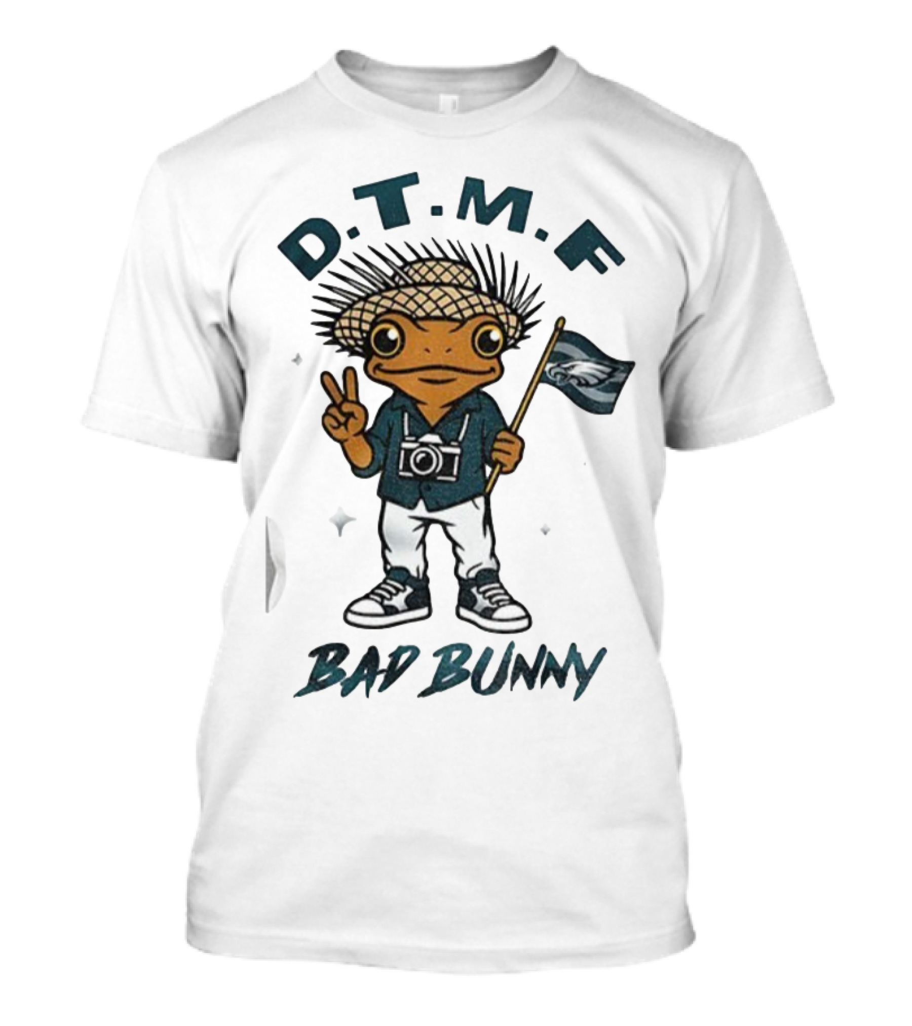 D.T.M.F Bad Bunny Philadelphia Eagles NFL Football T-Shirt