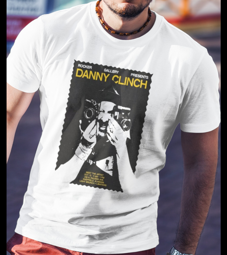 Danny Clinch Meet The Artist Event October 12 2025 Sheffield Alabama 319 N Raleigh Ave Light Brunch And Libations T-Shirt